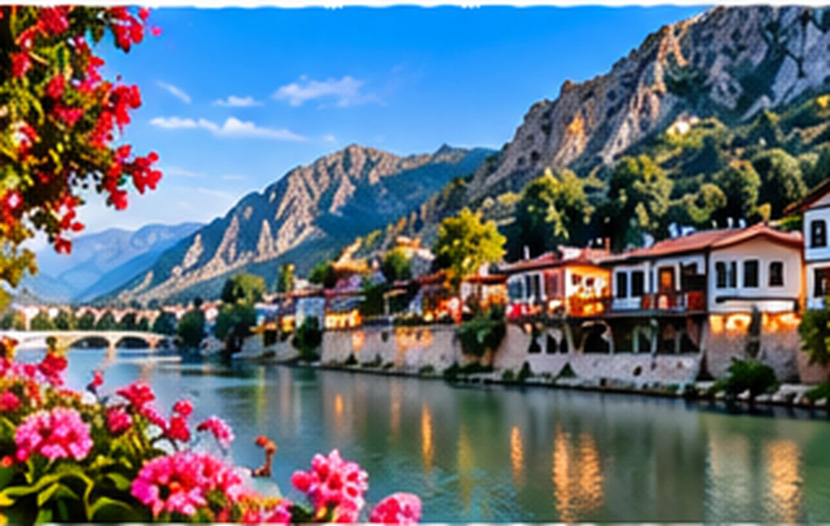 Amasya Yalıboyu Evleri ve Yeşilırmak rotası